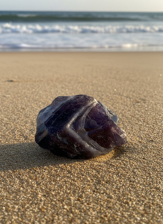 Chevron Amethyst 87g